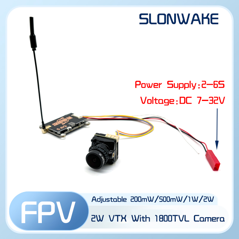 SLONWAKE 5.8G 56CH 2W transmit - Fpv Drone Frame recension och pris