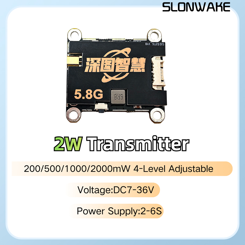 SLONWAKE 5.8G 56CH 2W transmit - Fpv Drone Frame recension och pris