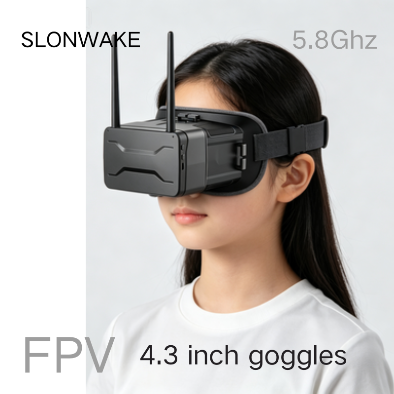 5.8G FPV Goggles 4.3 Inch 480* - Fpv Drone Goggles recension och pris